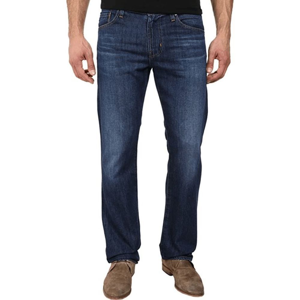 AG Adriano Goldschmied Mens Blue The Protoge Straight Leg Jeans Size 36